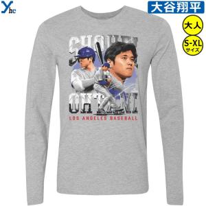 【ドジャース 大谷翔平 長袖Tシャツ】 大谷 Ohtani Shohei MLB LA Los Angeles Dodgers ロサンゼルス Tシャツ シャツ 長袖 野球 アメリカ直輸入 500LEVEL ybc｜ybc