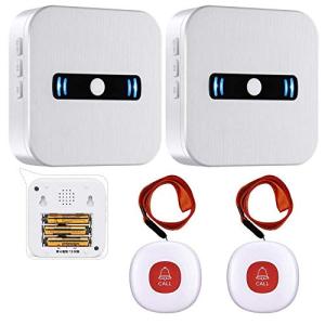 Daytech 呼び出しワイヤレス コールボタン 介護ベル 電池式携帯しやすい