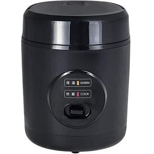 炊飯器 0.5~1.5合 ひとり暮らし用 小型 ミニ ライスクッカー ブラック YJE-M150