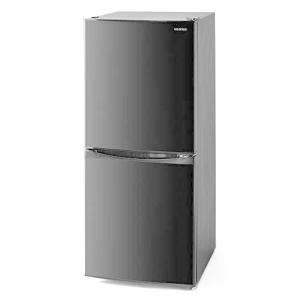 アイリスオーヤマ 冷蔵庫 142L 冷凍室52L 幅50cm ブラック IRSD-14A-B｜ybd
