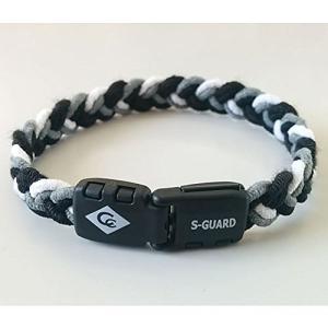 コランコラン Sガード フィタ colancolan Sガード fita 静電気除去 マイナスイオン 黒×灰×白 L