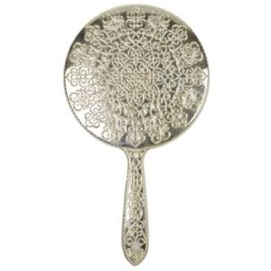 L メッキハンドミラー ゴールド ヤマムラ Y-13