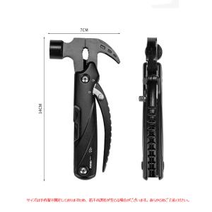 多機能ハンマ一 アウトドア用 12in1 マル...の詳細画像1