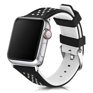 コンパチブル Apple Watch 交換用ラバーベルト 41mm/40mm/38mm 45mm/44mm/42mm iWatch Series 7/