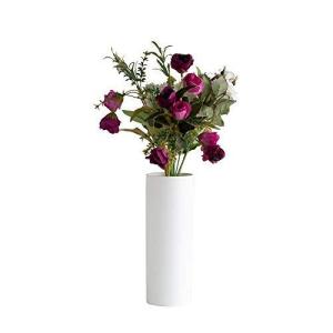 TAMAKI フラワーベース ホワイト 8.5×23.5cm AYA T-910467