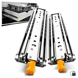AOLISHENG 超重量用 スライドレール ロック付き 1000mm