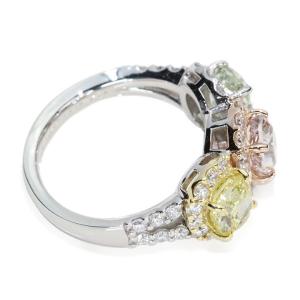 ピンクダイヤモンド1.037ct&イエ...の詳細画像4