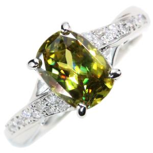 メキシコ オパール リング プラチナ ダイヤモンド 指輪 PT900 鑑定書