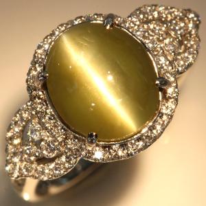 拘りジュエリーYコレクション - クリソベリルキャッツアイ （稀少石