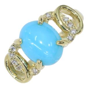 上質大粒 トルコ石 ターコイズ3.87ct天然ダイヤPt900リング 上質大粒 トルコ石 ターコイズ3.87ct天然ダイヤPt900リング 上質大粒