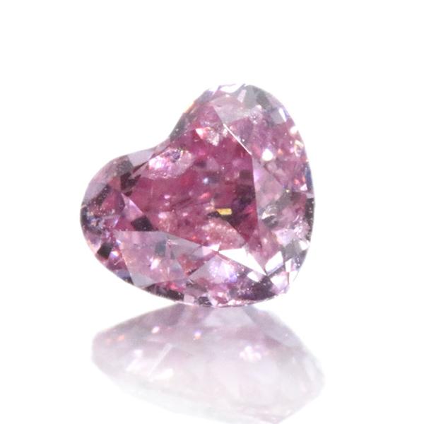 ピンクダイヤモンド 0.245カラット FANCY VIVID PURPLISH PINK SI2 ...