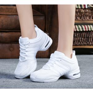 ダンスシューズ ダンス スニーカー 白 黒 2...の詳細画像5