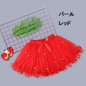 チュールスカート 女の子 キッズ パニエ ダン...の詳細画像5