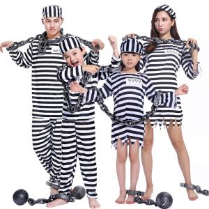 ハロウィン 囚人 コスプレ 男の子 囚人服 子供...の商品画像