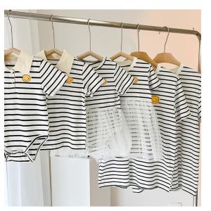 親子ペアルック ベビー tシャツ 半袖 ロンパ...の詳細画像3