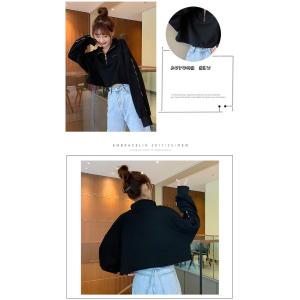ダンス衣装 ゆったり へそだし トレーナー シ...の詳細画像4