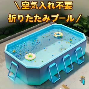 DoubleTT 2024 非膨張式プール プール ビニールプール 水遊び 空気入れ