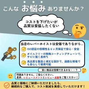 レバーホイスト 1.6t 1台 レバーブロック...の詳細画像1