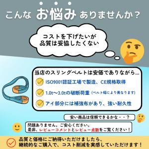10本 スリングベルト 長さ5m 幅35mm ...の詳細画像1