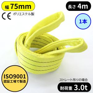 スリングベルト 4m 2本セット 吊り上げベルト ベルトスリング