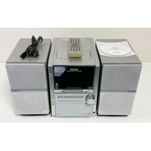 Panasonic パナソニック SC-PM77MD-S シルバ MDステレオシステム MD/CD/...
