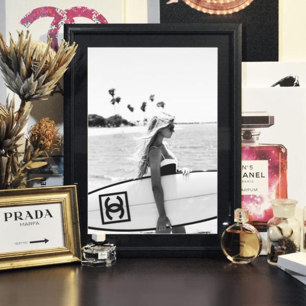 お部屋のイメチェン送料無料Grace cat Artサイズが選べるアートポスター + 木製フレーム額...