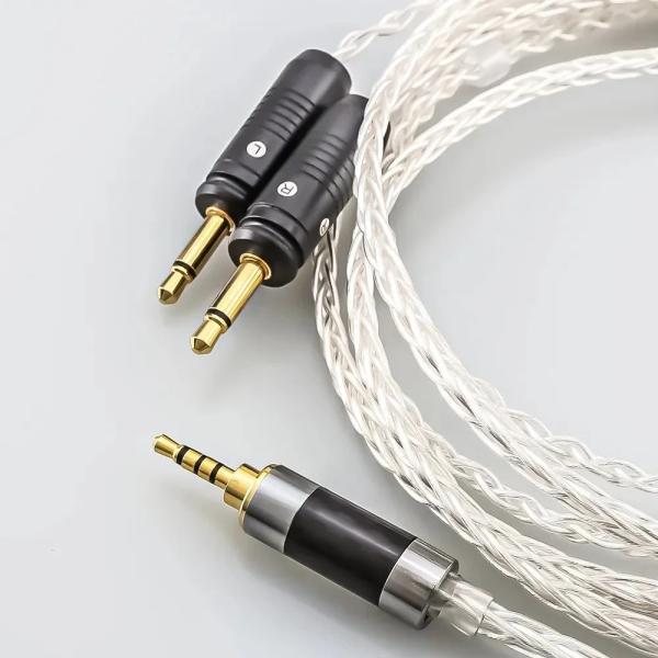 HiFi 8 コアシルバーメッキ 2.5 4.4 6.5 ミリメートル/4pin XLR クリア 6...