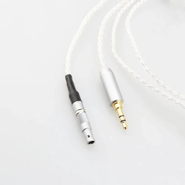 ヘッドホンリケーブル 7N純銀パラジウム 4芯 3.5mm3極 2.5mm4極 6.5mm Male...