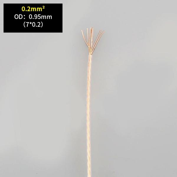 送料無料 DIYオーディオ用バルク線材 6N OCC単結晶銅 PTFE絶縁 スピーカー ヘッドホン ...