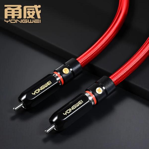 送料無料 同軸デジタルケーブル 75Ω RCA S-PDIF サウンドバー/TV/アンプ 同軸オーデ...