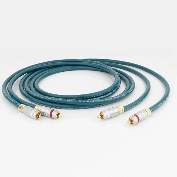 ペア RCA ケーブル金メッキ RCA インターコネクトワイヤーアンプ CD RCA Cable X...