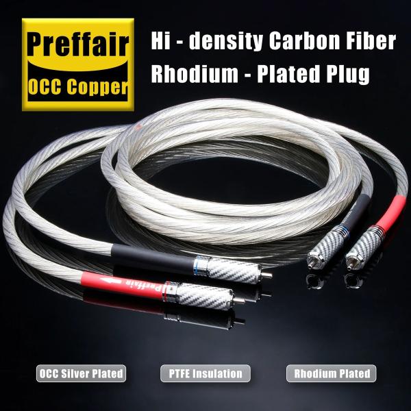 RCAケーブル OCC純銅銀メッキ線 対応CDアンプ RCA Cable x428R1720 / 2...