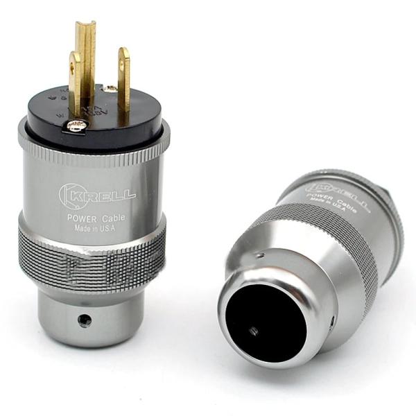 KRELL アルミ合金製 USプラグ IECコード ダイヤモンドカット Plug with IEC