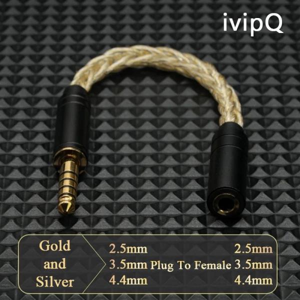 IvipQ アダプターケーブル 2.5/3.5/4.4mm オス - 2.5/3.5 4.4 to ...
