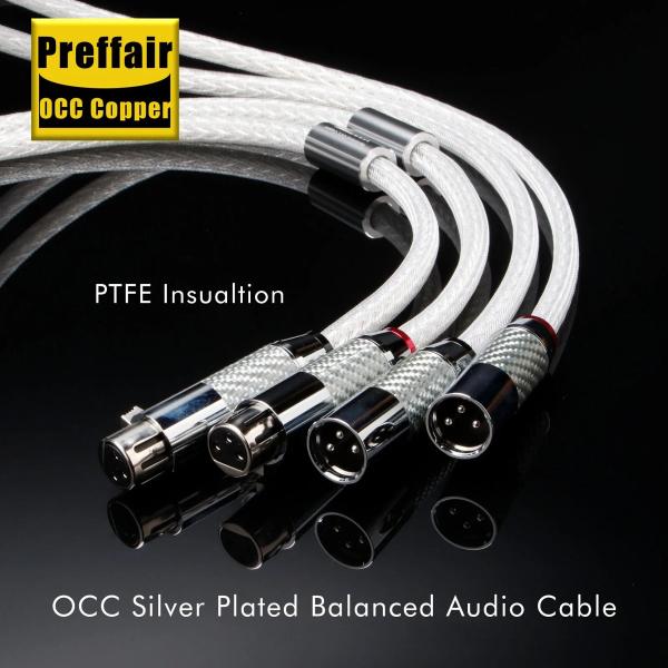 プリフェア L303/6AG シルバープレート RCA/XLR インターコネクトケーブル 6AGR1...