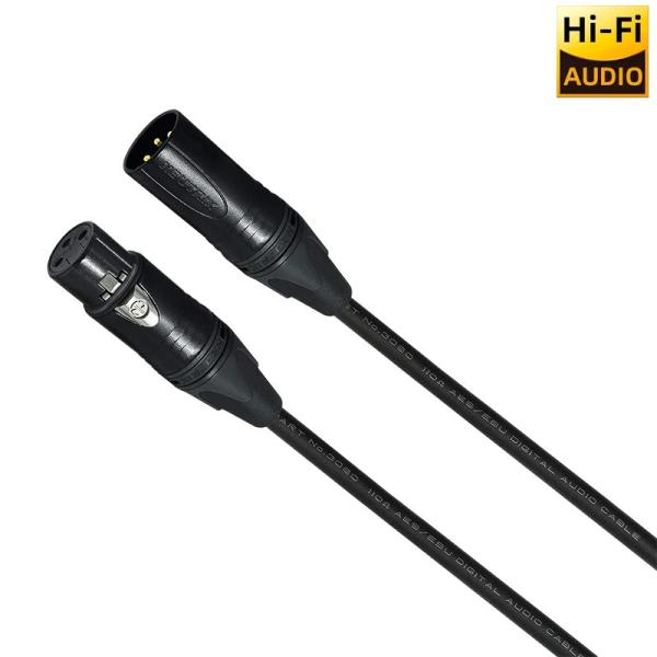 ■ 日本モガミ 3080 HiFi AES/EBU 110 オーム デジタルオーディオケーブル Bl...