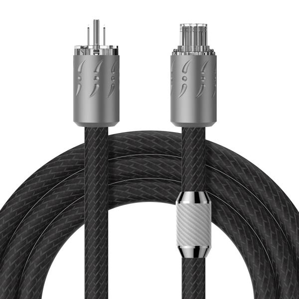 Viborg VP1501 オーディオ電源ケーブル OFC導体 16mm径 銅シールド PTFE絶縁...