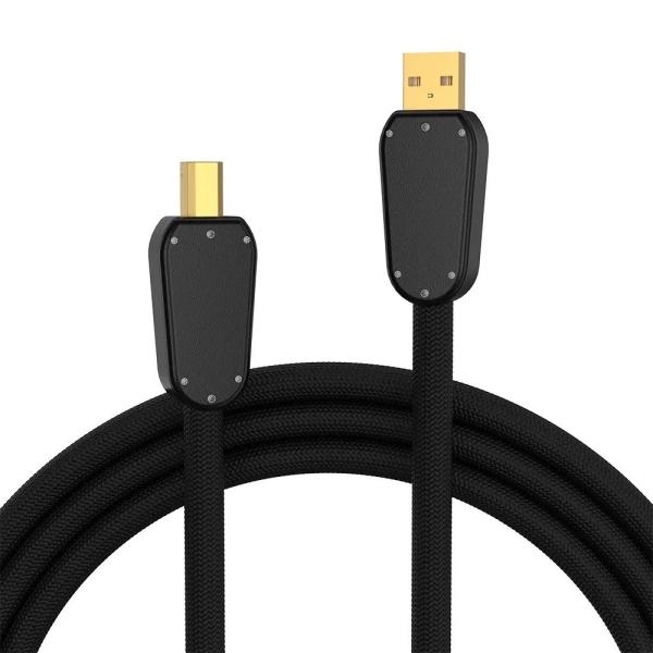 ハイエンド純銀オーディオケーブル USB A to B USB 2.0 DACケーブル HIFI U...