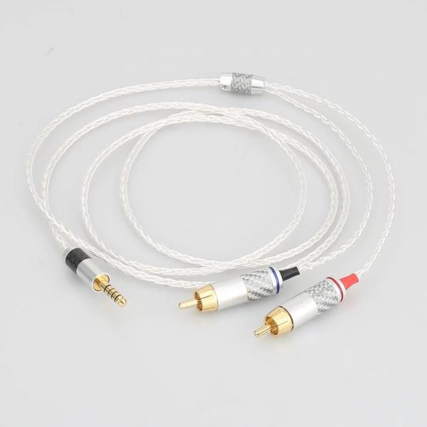 Sony,audiocrast,hifi用オーディオケーブル,4.4mmから2 rca,wm1a,1...