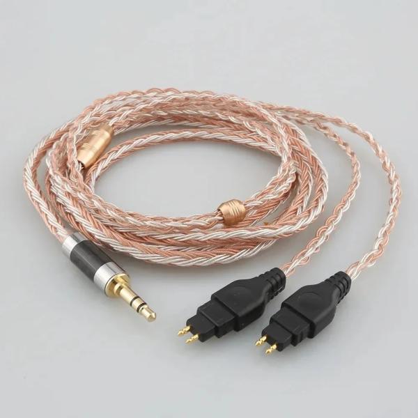 3.5 XLR 16 コア OCC シルバーメッキ混合ヘッドフォンケーブルゼンハイザー HD580 ...