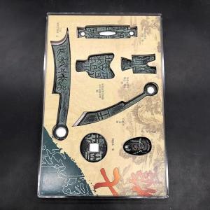 銅製 戦国七雄 古銭 置物 銅貨 装飾 飾り ...の詳細画像1