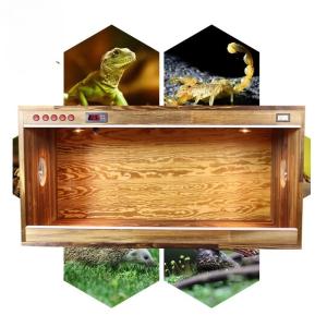 爬虫類ケージ 木製 大型 通気性 背面換気 ヘ...の詳細画像4