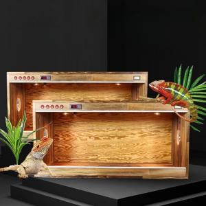 爬虫類ケージ 木製 大型 通気性 背面換気 ヘ...の詳細画像1