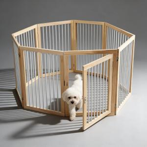 犬 フェンス ペットサークル 鉄製 折りたたみ...の詳細画像1