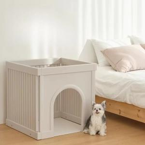 犬 サークル ペットフェンス 木製 折りたたみ...の詳細画像1