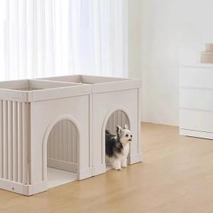 犬 サークル ペットフェンス 木製 折りたたみ...の詳細画像2