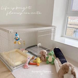 犬 フェンス ペットサークル 木製 折りたたみ...の詳細画像4