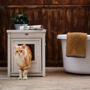隠せるトレーニング用猫トイレ クローズドサンド...の詳細画像2