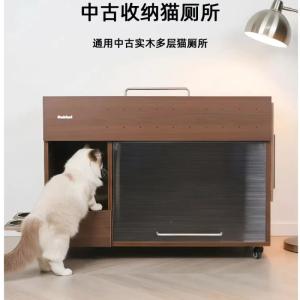 自動アクセサリー猫用トイレ ステンレス製サイド...の詳細画像4