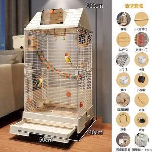 鳥かご 大型 ステンレス ハンモック コザクラインコ ウズラ ハト 屋外 据え置き バードケージ 室内 タイプ10